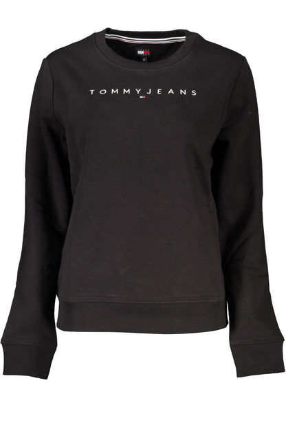 TOMMY HILFIGER FELPA SENZA ZIP DONNA NERO""