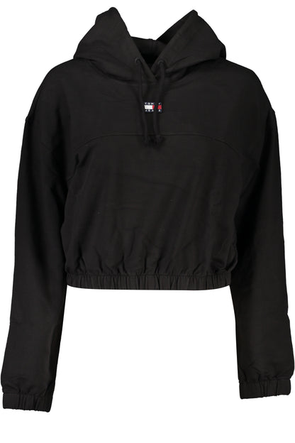 TOMMY HILFIGER FELPA SENZA ZIP DONNA NERO""