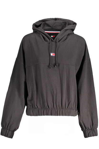 TOMMY HILFIGER FELPA SENZA ZIP DONNA NERO""