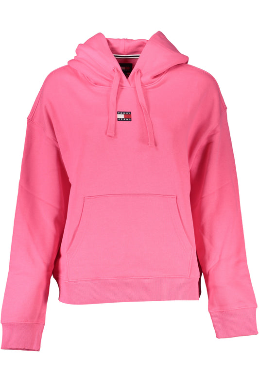 Tommy Hilfiger Felpa Senza Zip Donna Rosa