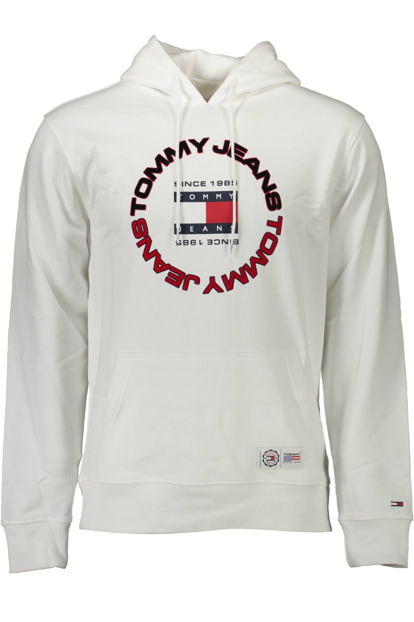 TOMMY HILFIGER FELPA SENZA ZIP UOMO BIANCO