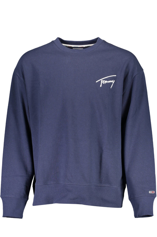 TOMMY HILFIGER FELPA SENZA ZIP UOMO BLU""