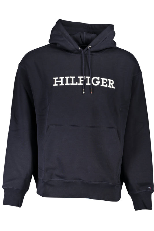 TOMMY HILFIGER FELPA SENZA ZIP UOMO BLU""