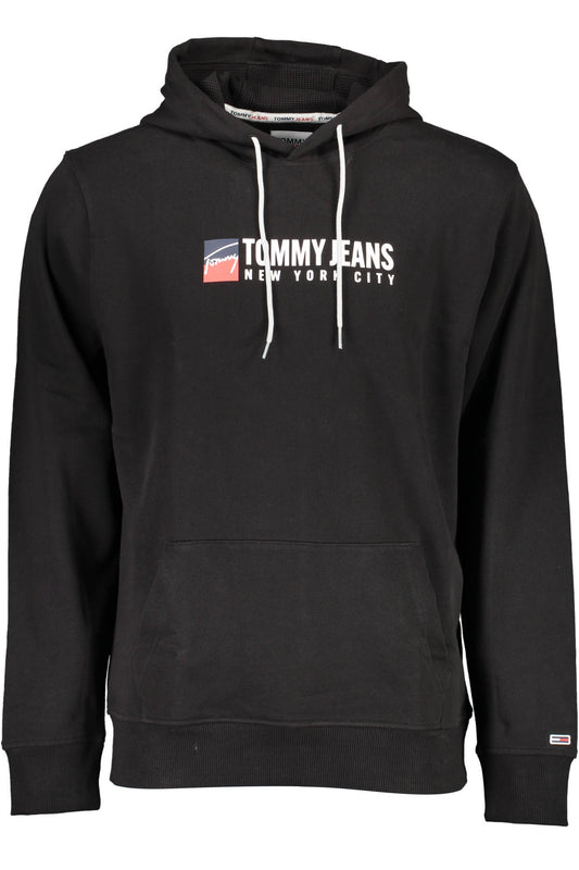 TOMMY HILFIGER FELPA SENZA ZIP UOMO NERO