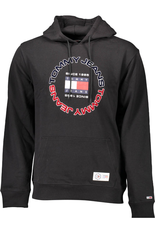 TOMMY HILFIGER FELPA SENZA ZIP UOMO NERO