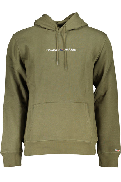 TOMMY HILFIGER FELPA SENZA ZIP UOMO VERDE""