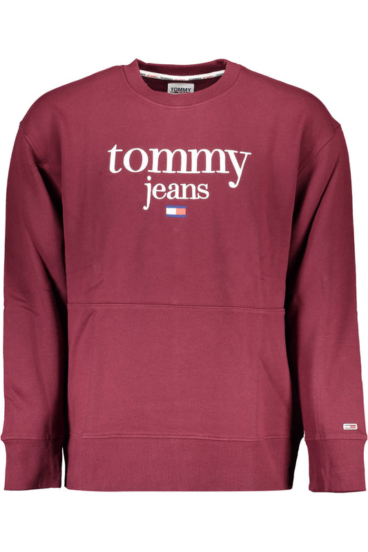 TOMMY HILFIGER FELPA SENZA ZIP UOMO VIOLA""