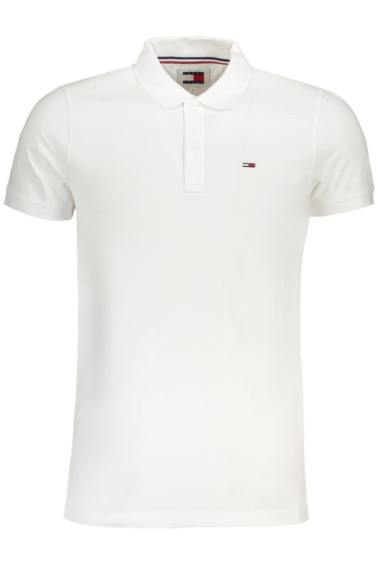 TOMMY HILFIGER POLO MANICHE CORTE UOMO BIANCO