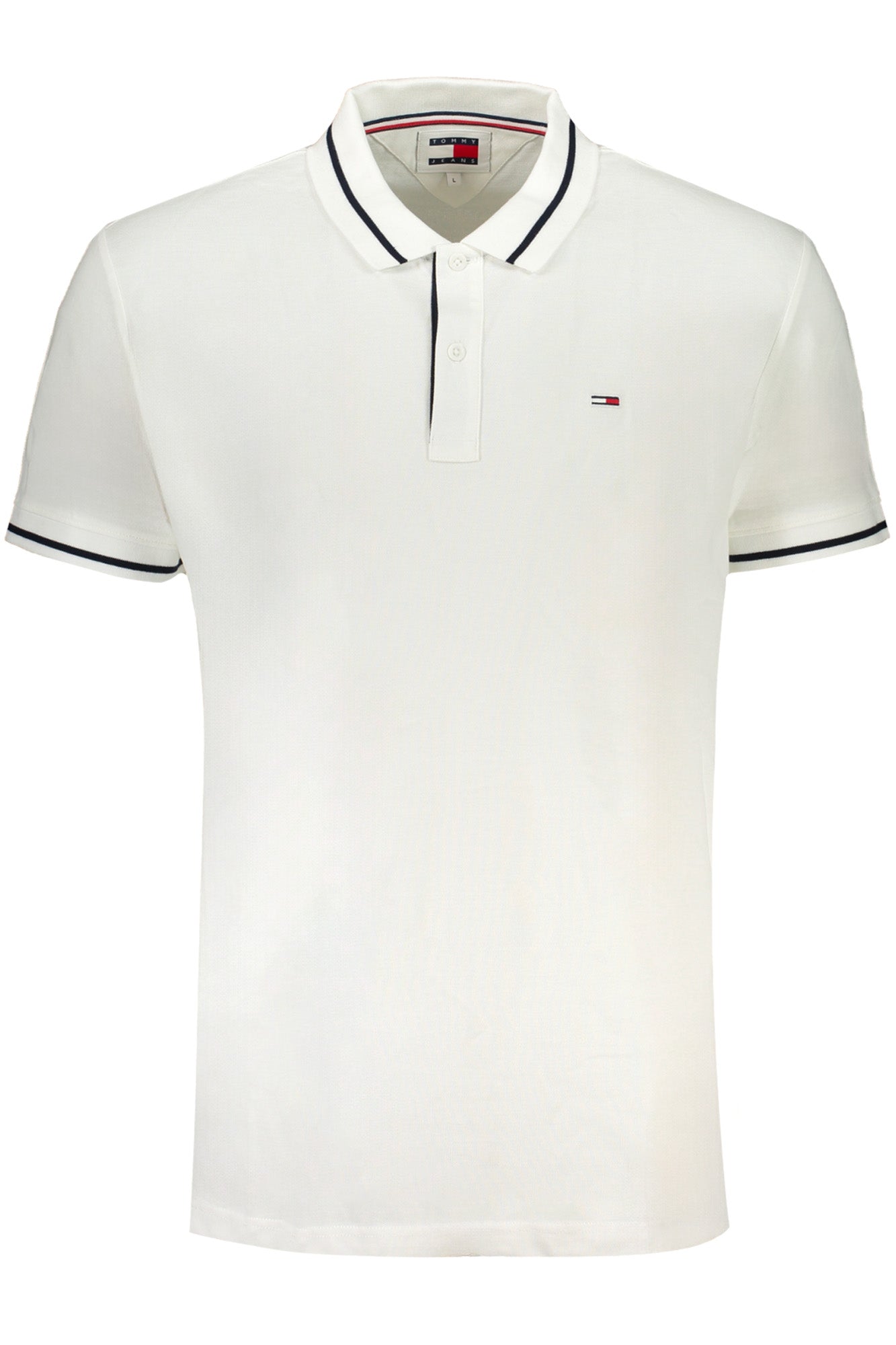 TOMMY HILFIGER POLO MANICHE CORTE UOMO BIANCO