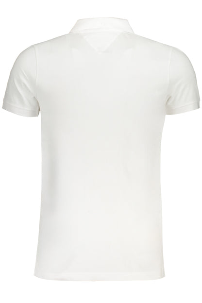 TOMMY HILFIGER POLO MANICHE CORTE UOMO BIANCO