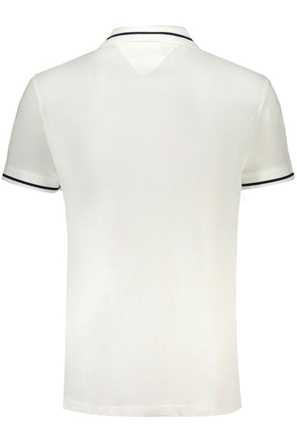 TOMMY HILFIGER POLO MANICHE CORTE UOMO BIANCO