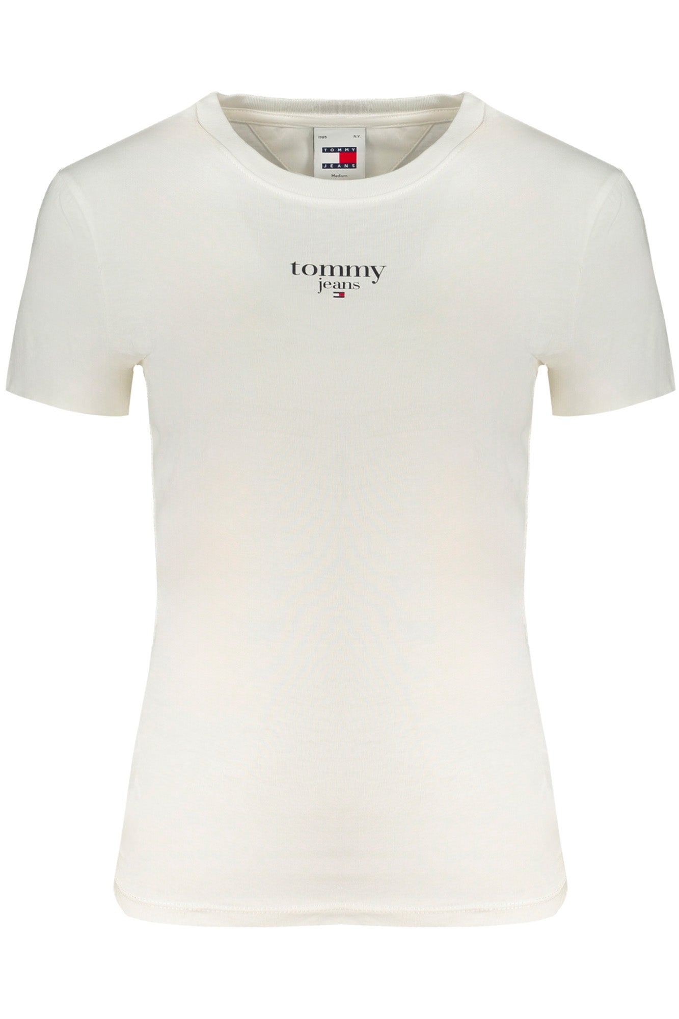 TOMMY HILFIGER T-SHIRT MANICHE CORTE DONNA BIANCO""