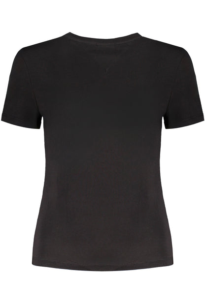 TOMMY HILFIGER T-SHIRT MANICHE CORTE DONNA NERO""