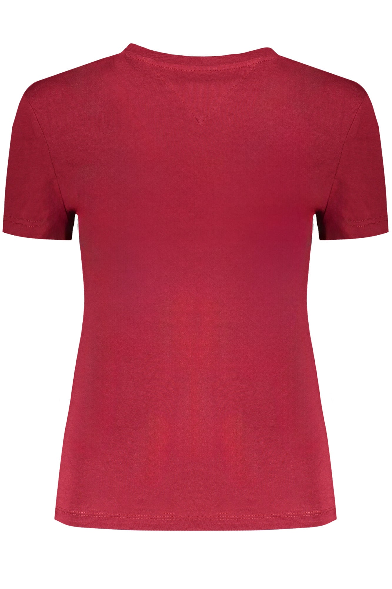 TOMMY HILFIGER T-SHIRT MANICHE CORTE DONNA ROSSO""