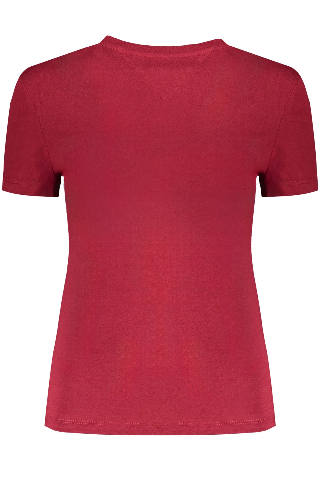 TOMMY HILFIGER T-SHIRT MANICHE CORTE DONNA ROSSO""