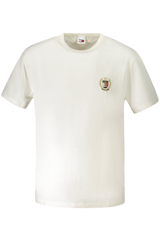 TOMMY HILFIGER T-SHIRT MANICHE CORTE UOMO BIANCO