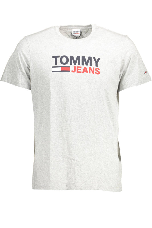 TOMMY HILFIGER T-SHIRT MANICHE CORTE UOMO GRIGIO