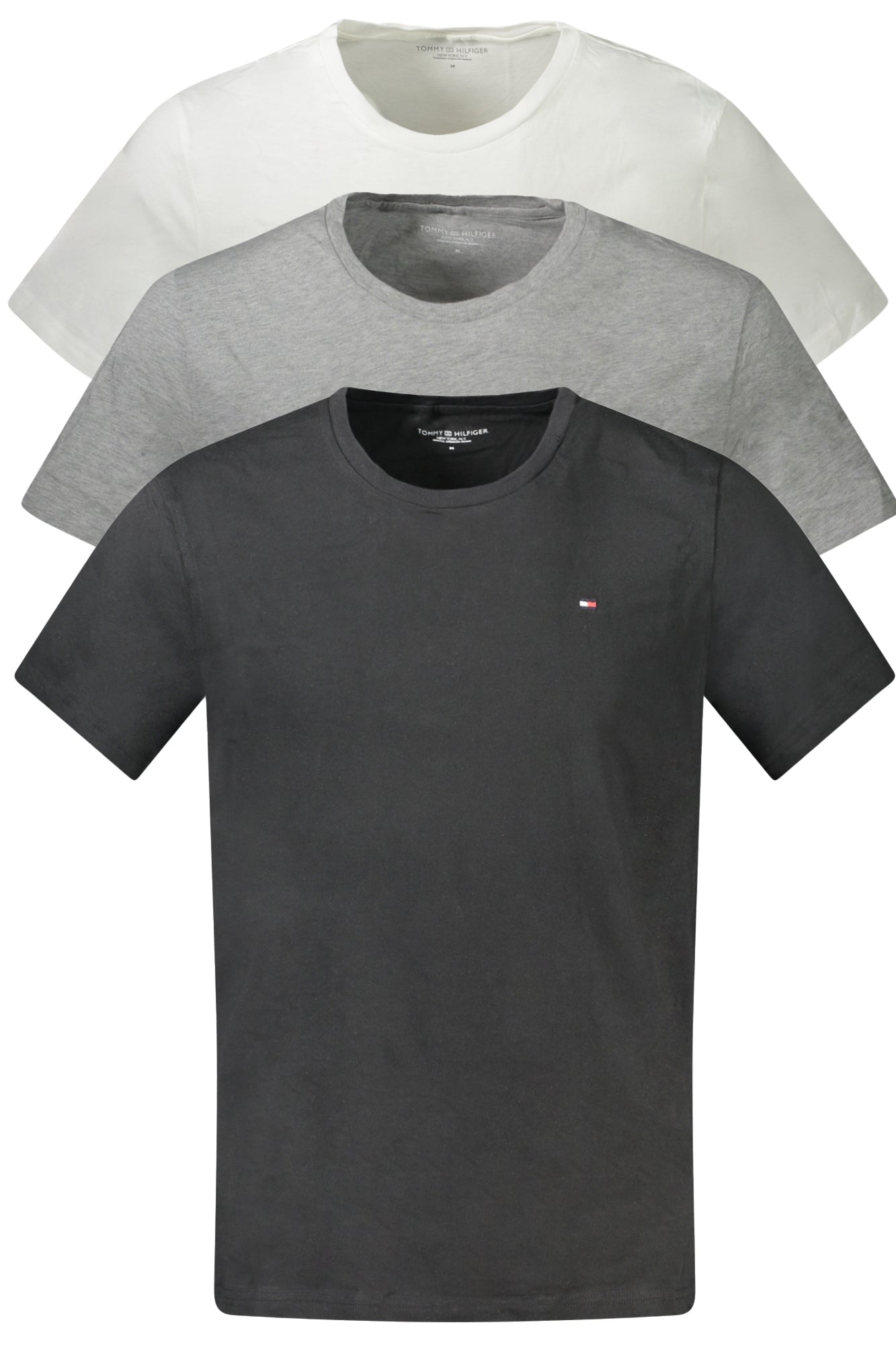 Tommy Hilfiger T-Shirt Maniche Corte Uomo Grigio""