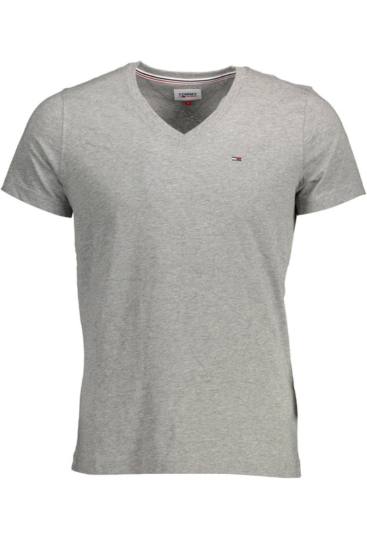 TOMMY HILFIGER T-SHIRT MANICHE CORTE UOMO GRIGIO