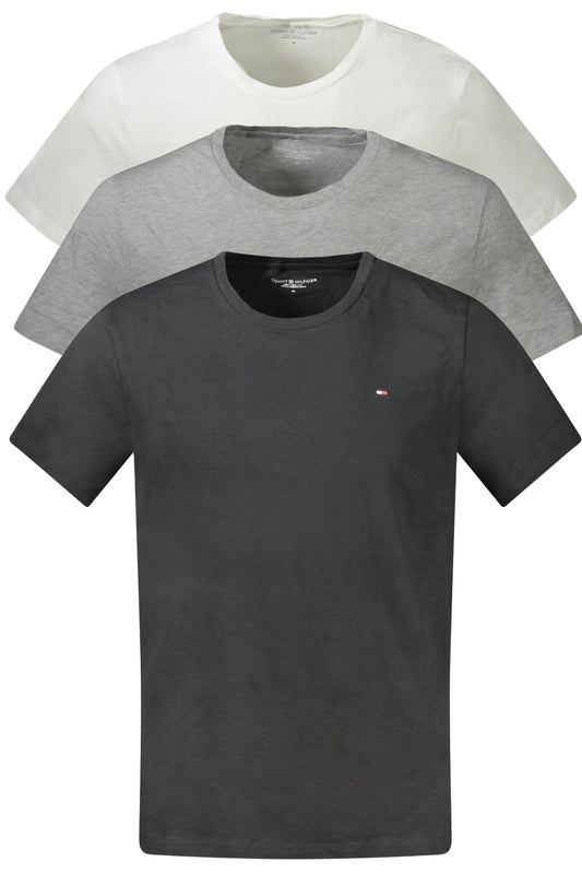 TOMMY HILFIGER T-SHIRT MANICHE CORTE UOMO GRIGIO""