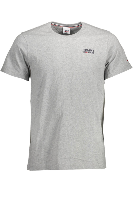 TOMMY HILFIGER T-SHIRT MANICHE CORTE UOMO GRIGIO