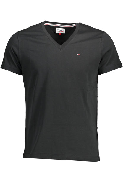 TOMMY HILFIGER T-SHIRT MANICHE CORTE UOMO NERO