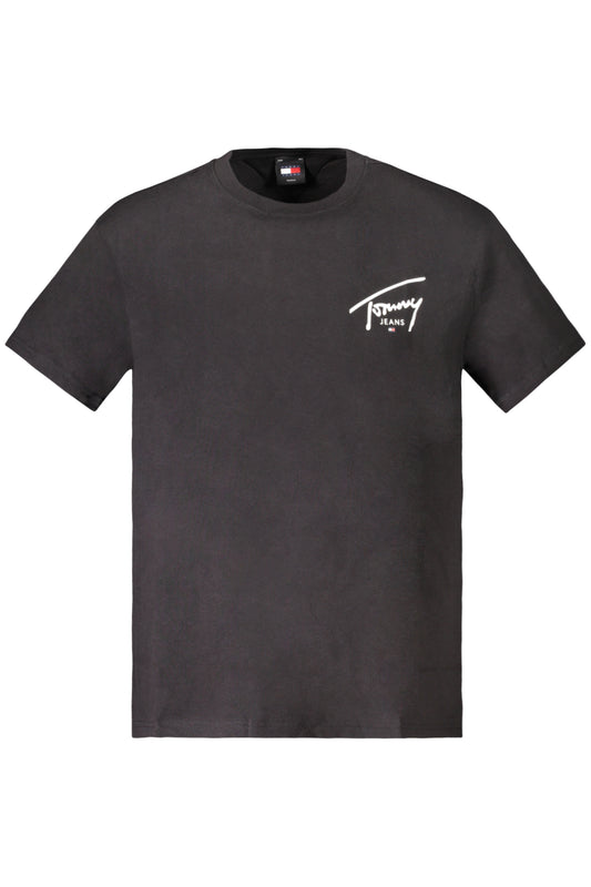 TOMMY HILFIGER T-SHIRT MANICHE CORTE UOMO NERO