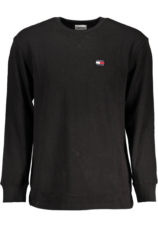 TOMMY HILFIGER T-SHIRT MANICHE LUNGHE UOMO NERO