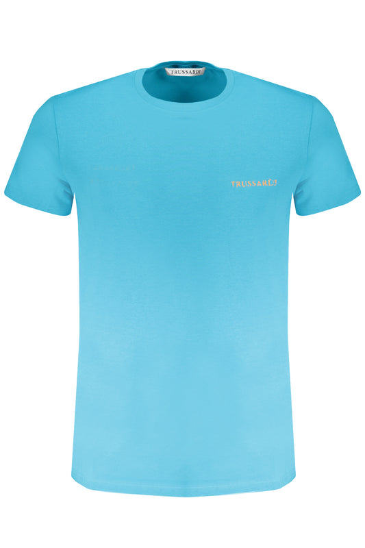 TRUSSARDI T-SHIRT MANICHE CORTE UOMO AZZURRO