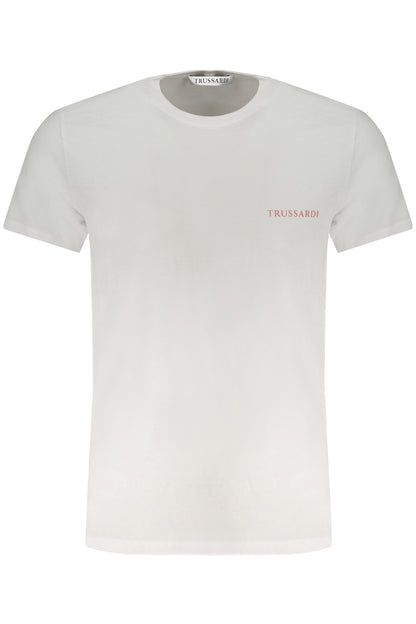 TRUSSARDI T-SHIRT MANICHE CORTE UOMO BIANCO