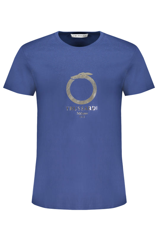 TRUSSARDI T-SHIRT MANICHE CORTE UOMO BLU