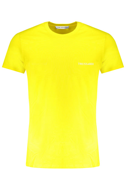 TRUSSARDI T-SHIRT MANICHE CORTE UOMO GIALLO