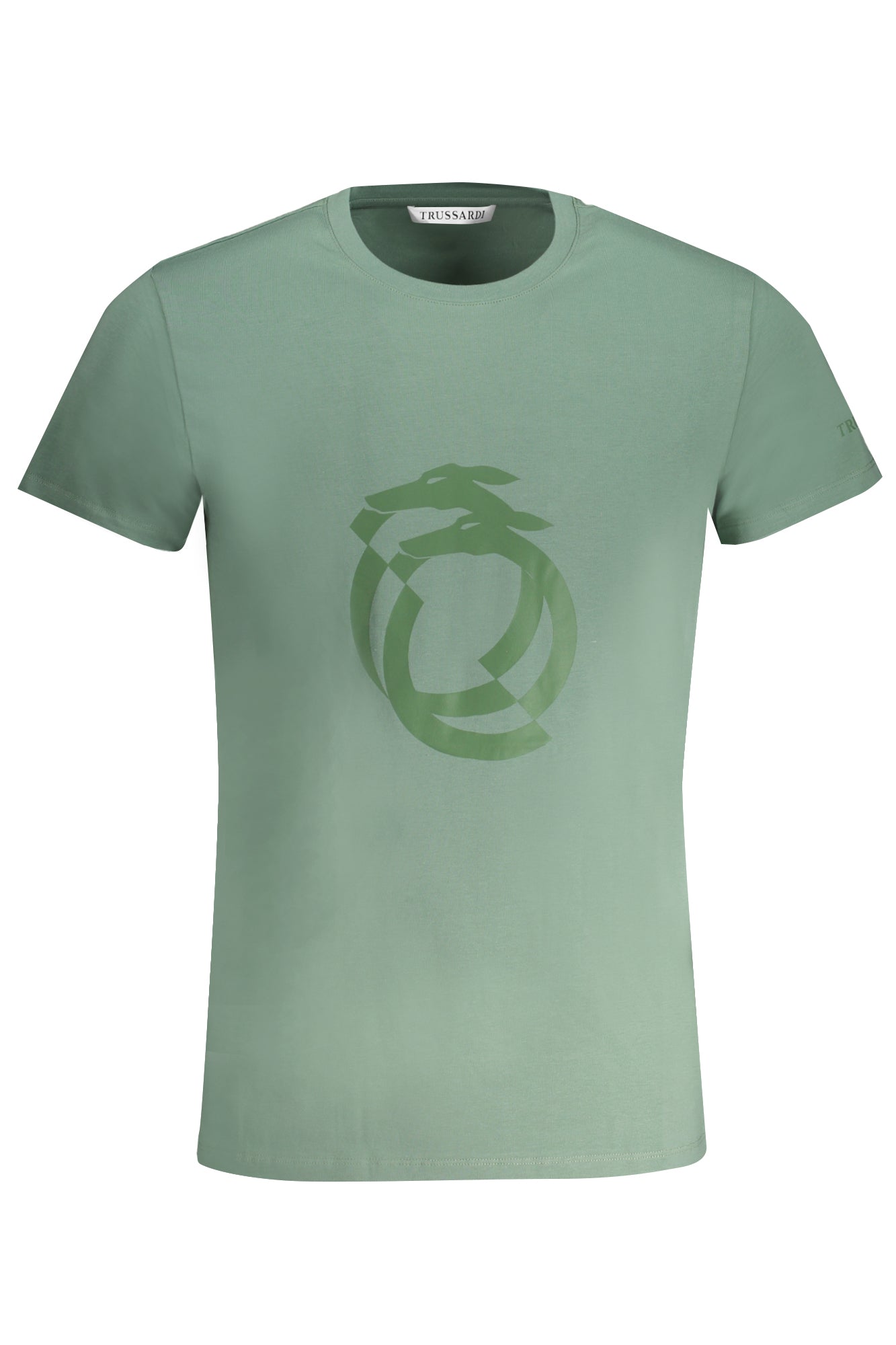 TRUSSARDI T-SHIRT MANICHE CORTE UOMO VERDE""