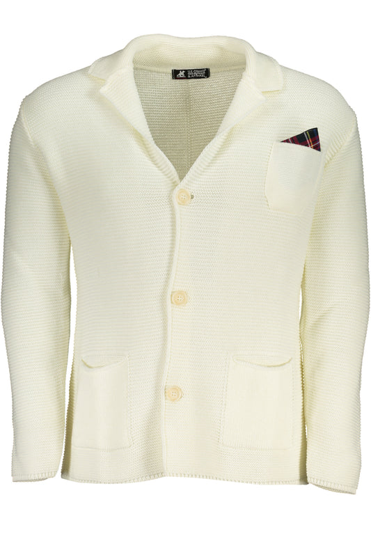 U.S. GRAND POLO CARDIGAN UOMO BIANCO""