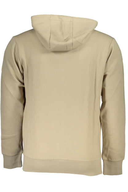 U.S. GRAND POLO FELPA CON ZIP UOMO BEIGE""