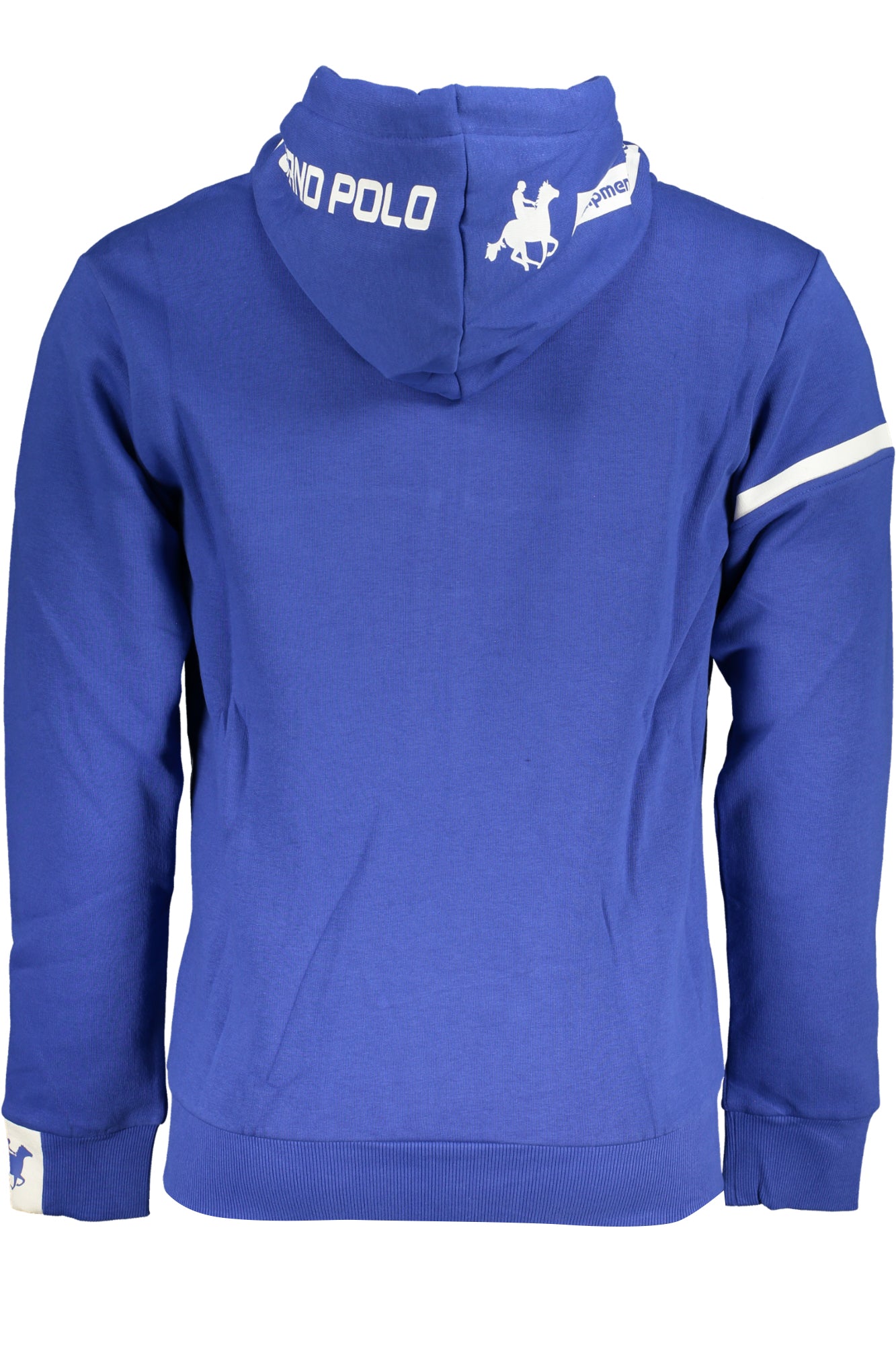 U.S. GRAND POLO FELPA CON ZIP UOMO BLU""