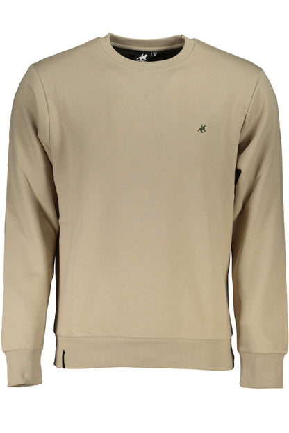 U.S. GRAND POLO FELPA SENZA ZIP UOMO BEIGE""