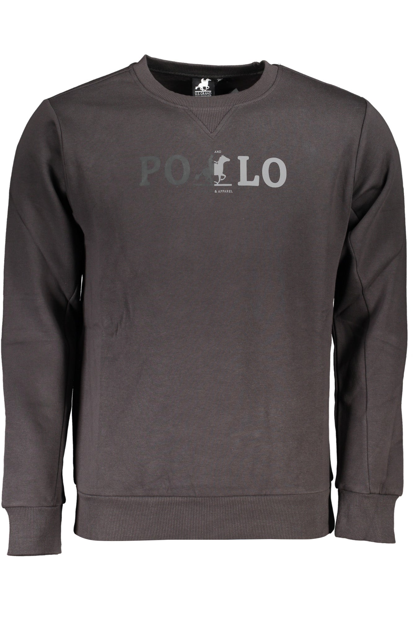 U.S. GRAND POLO FELPA SENZA ZIP UOMO GRIGIO""