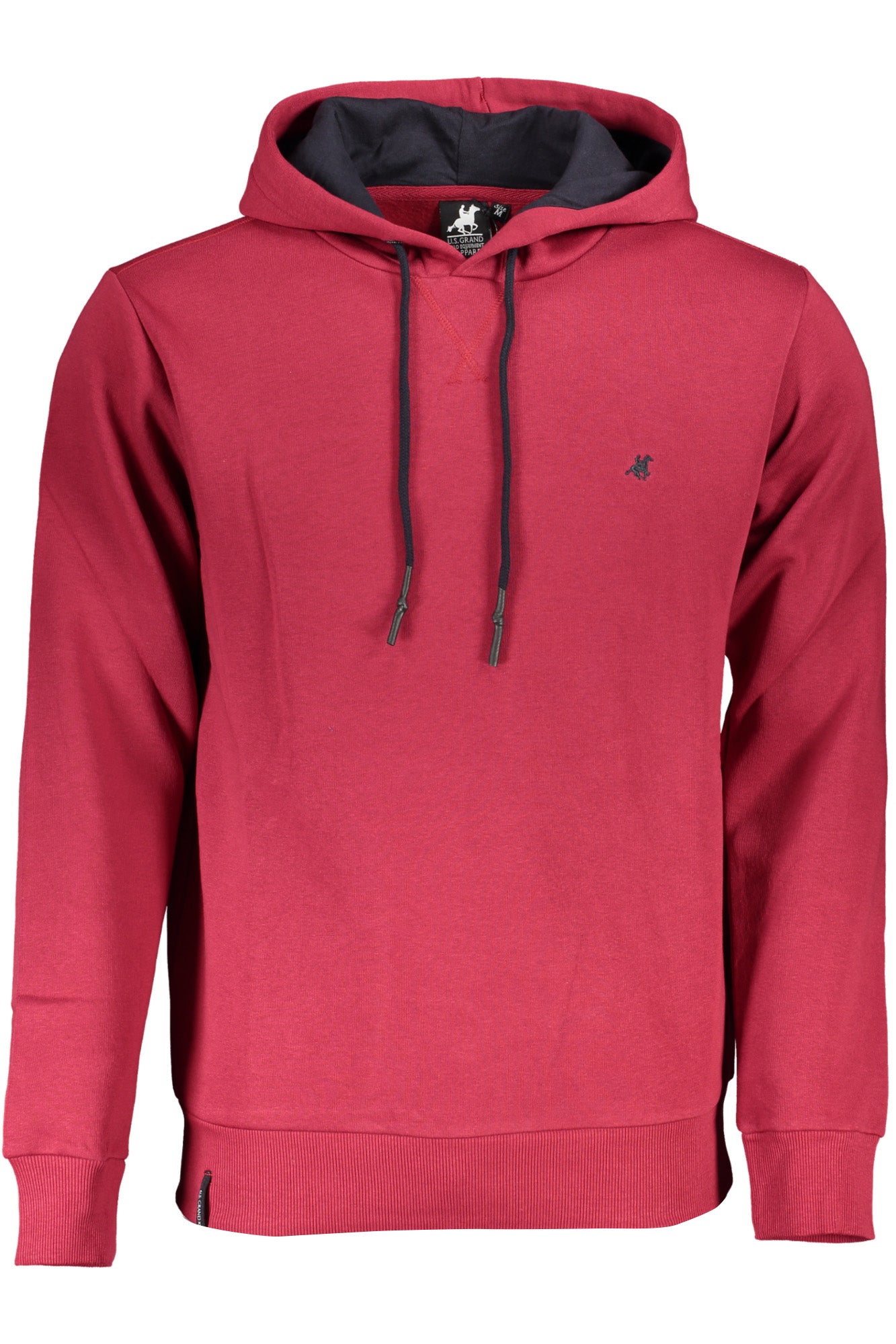 U.S. GRAND POLO FELPA SENZA ZIP UOMO ROSSO""