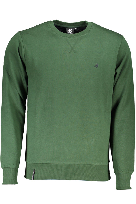 U.S. GRAND POLO FELPA SENZA ZIP UOMO VERDE""