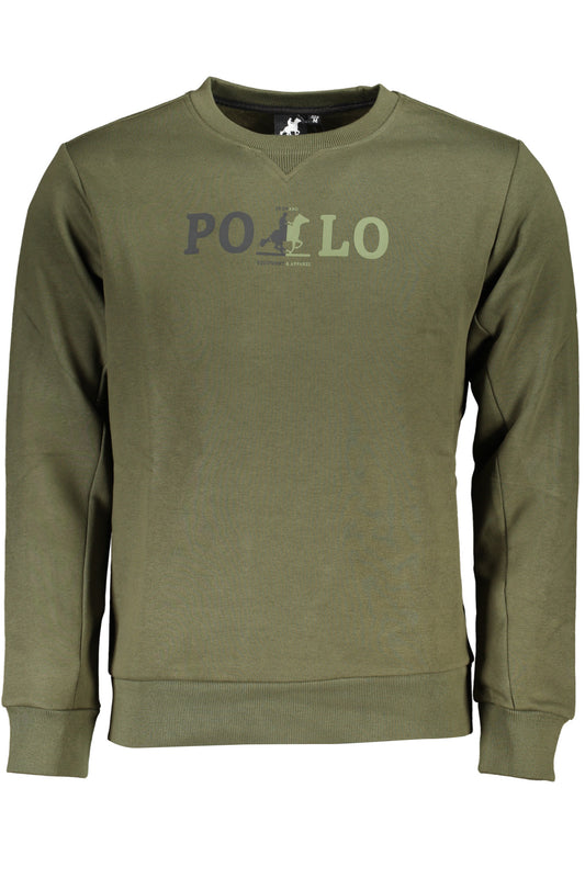 U.S. GRAND POLO FELPA SENZA ZIP UOMO VERDE""