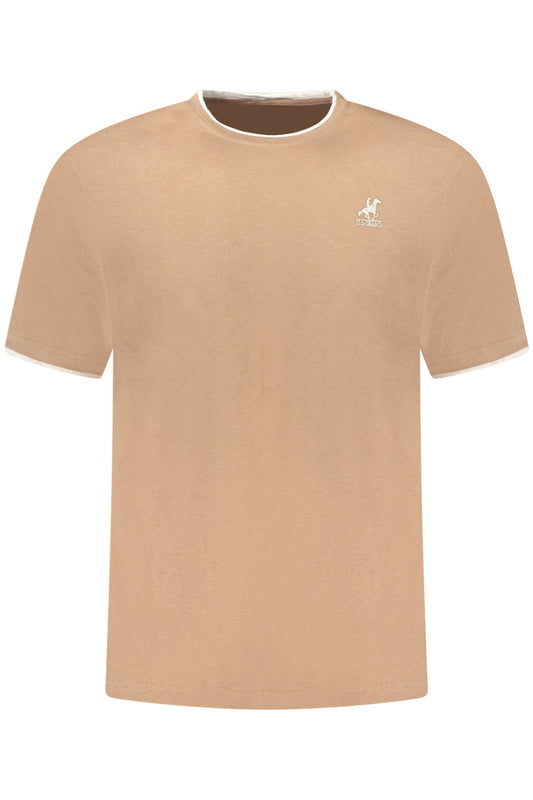 U.S. GRAND T-SHIRT MANICHE CORTE UOMO MARRONE