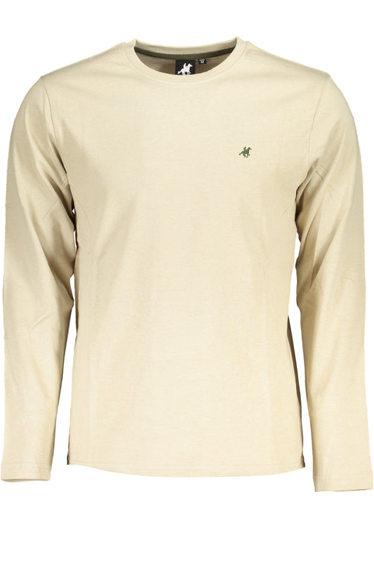 U.S. GRAND POLO T-SHIRT MANICHE LUNGHE UOMO BEIGE