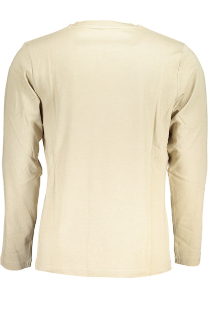 U.S. GRAND POLO T-SHIRT MANICHE LUNGHE UOMO BEIGE