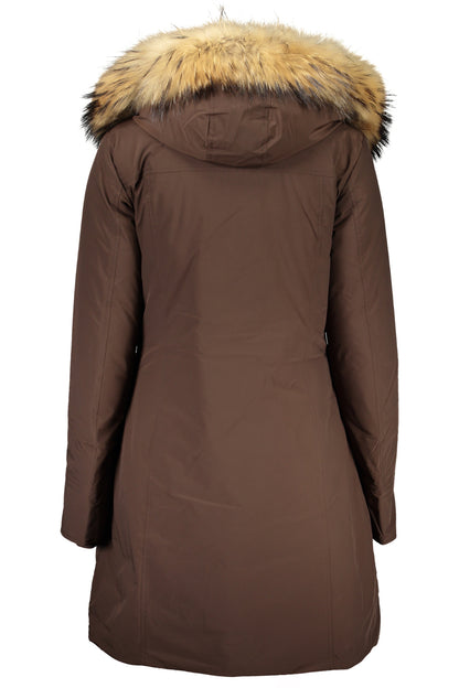 WOOLRICH GIUBBOTTO DONNA MARRONE""